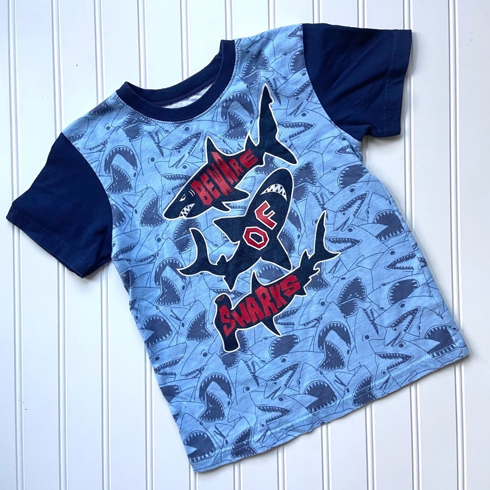 Beware of Sharks graphic tee